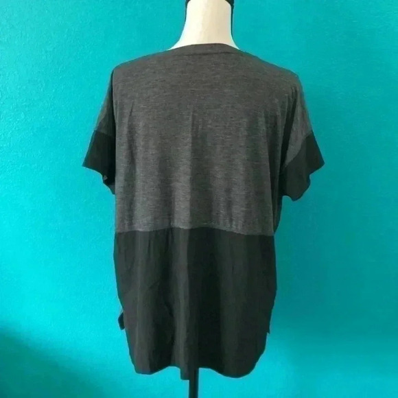 ⭐️ Champion athletic grey and black tee shirt in size medium - Picture 2 of 3